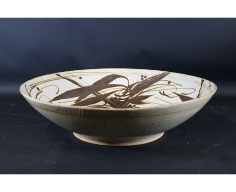 **Chinese-Inspired Decorative Fruit / Centre Bowl by Peter Vost**This exquisite Chinese-inspired decorative bowl by renowned 
