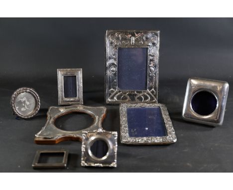 Collection of Antique and Vintage Silver FramesThis collection consists of various antique and vintage silver and silver-plat
