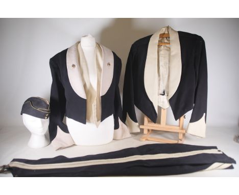 **Vintage Mid-20th Century Ceremonial Uniform Ensemble**This collection features a mid-20th century formal uniform ensemble, 