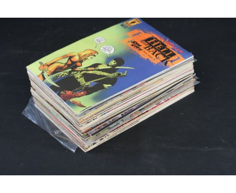 Collection of Approximately 35 Comic Books Including "Sin City: Sex and Violence," "Blade of the Immortal," and "StormWatch"T