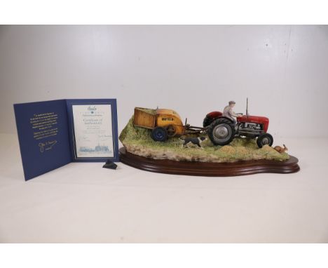**Border Fine Arts Limited Edition Sculpture, "Hay Turning"**  A Border Fine Arts limited-edition sculpture titled *Hay Turni