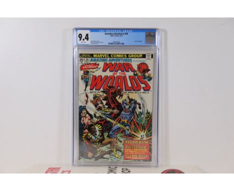 **Marvel Comics “Amazing Adventures #26” (1974), CGC 9.4**  A professionally graded and encapsulated copy of *Amazing Adventu