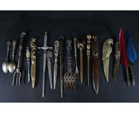 Collection of Antique Tableware, Cutlery, and Decorative ImplementsThis collection, dating between the late 19th and mid-20th