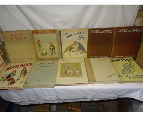 Vernon Stokes & Cynthia Harnett; "Two and a Bit", published 1948, four other titles by the same authors, Lucy Dawson "Dogs As