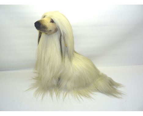 A modern Steiff Afghan Hound.  15" (38cms) high