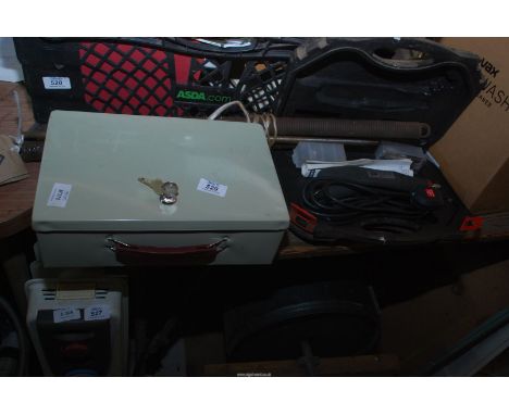 A Pro Rotary tool key box and large metal springs.