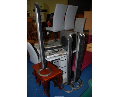 An LG surround sound system.