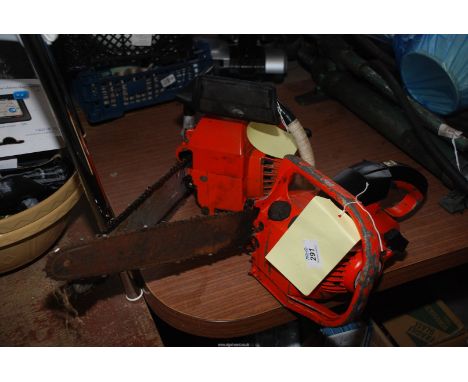 A Lombard chainsaw, and a Sachs Dolmar Hobby chainsaw, (both good compression, no chain brakes to either).