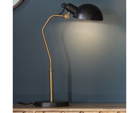 Glenbrook Table Lamp Is The Perfect Modern And Contemporary Lamp Finished With A High Shine Black Base And Shade With Contras