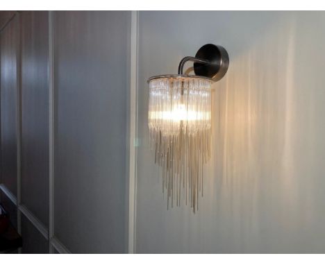 Tom Kirk Lighting GS Wall Light Pipette Brushed Nickel H 37 x D 9 x W 19 cm The GS Wall light combines delicacy and precision