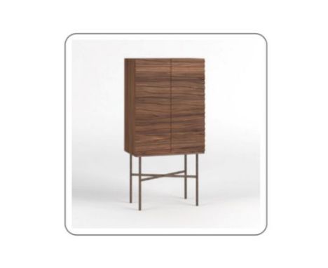 Benwest Cocktail Drinks Cabinet Inspired By The Art Of Joinery, The Walnut Drinks Cabinet Is A Fusion Of Minimalist, Function