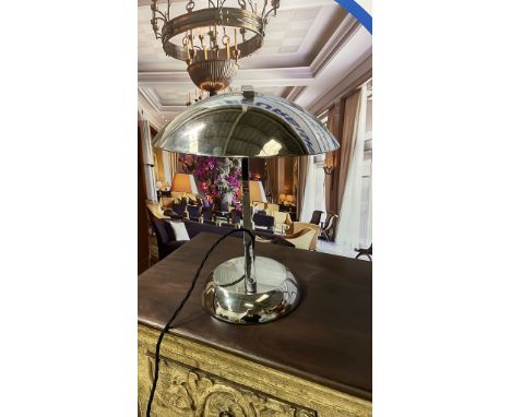 Chelsom Hub Cap Desk Lamp  Silver Ref: ZZ/10285/DL/LG106