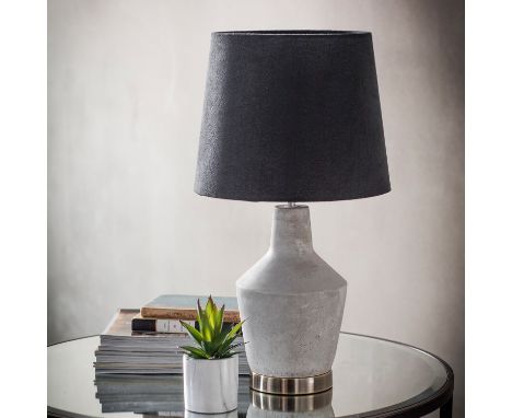 Betong Table Lamp Stylish Lamp With A Marble Finish On A Marble Bottom, This Betong Table Lamp Is A Great Addition For Anyone