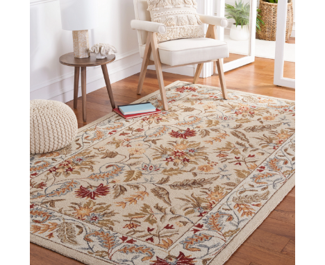 Safavieh Wool Chelsea Collection Carpet Huge - 8ft 9 x 11ft 3&nbsp; Ashlyn French Country &nbsp;100% pure virgin wool pile, h