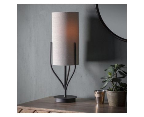 Romana Table Lamp Black This Stunning Table Lamp With Its Modern Style, This Piece Will Fit In With Any Interior Or Decor Typ