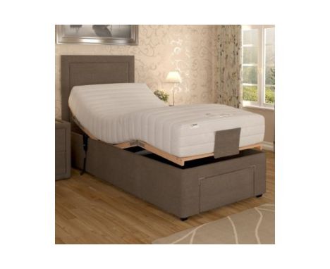 Hudson Living Annabelle Adjusta 1+1 Drawer Divan 75x200cm  Deep Base Pocket Modena Nickel Find Comfort And Relaxation At The 