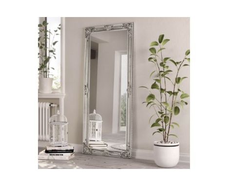 Florence Silver Leaner Mirror There Is No More Effective Way Of Adding Style And Natural Light To A Room Than A Large Wall Mi