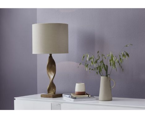 Argenta Table Lamp Brighten Up Your Home And Halls With This Delightful Table Lamp Featuring A Stunning Sleek Twisted Design 