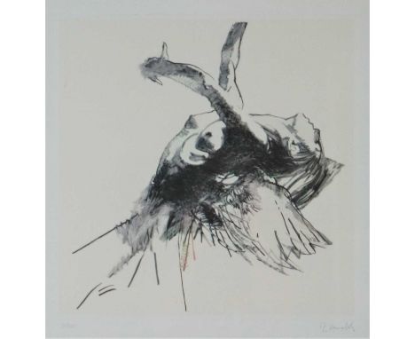Robert Heindel (American 20th Century, 1938-2005), Study for Floating Angel No.10, Print, Signed bottom right, numbered 35/50
