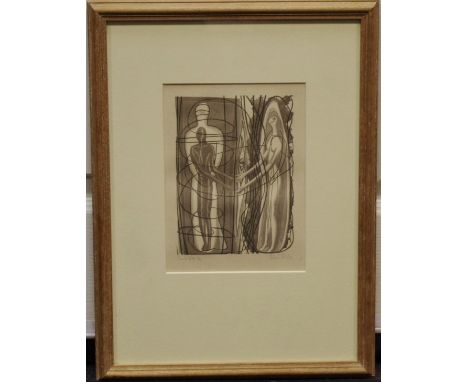 Blair Hughes-Stanton (1902-1981)Chapter III, wood engraving, limited edition number 8/15,signed and numbered in pencil to mar