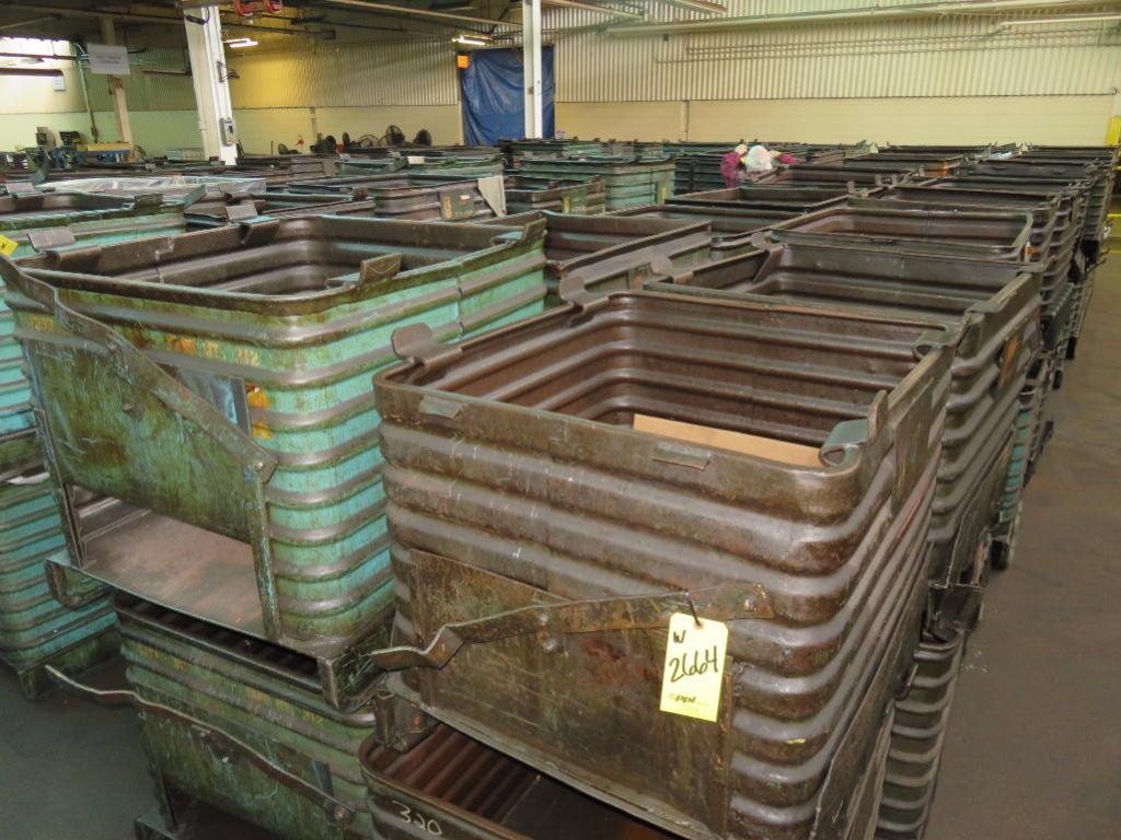 LOT (58) Corrugated Steel Tubs, 32 in. x 36 in. x 24 in. (est