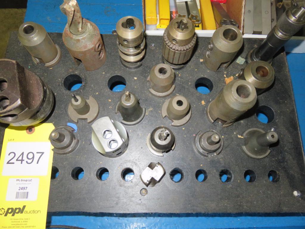 LOT Assorted NMTB 30 Taper Tool Holders on (1) Fixture (Location H)