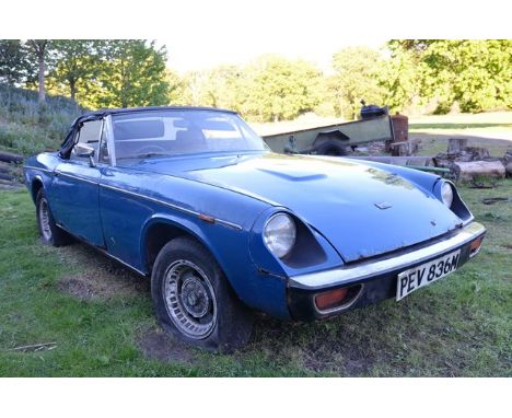 Registration : PEV 836M Chassis Number : 14266 Engine Number : A73114668 Estimate : No Reserve The Jensen-Healey was designed