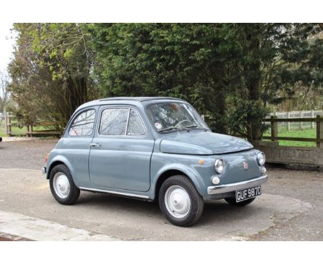 Registration : GUF 987D Chassis Number : 110F-1197012 Odometer reading : 87,415 km Estimate : £4,500 - £6,000 The Nuova 500 w