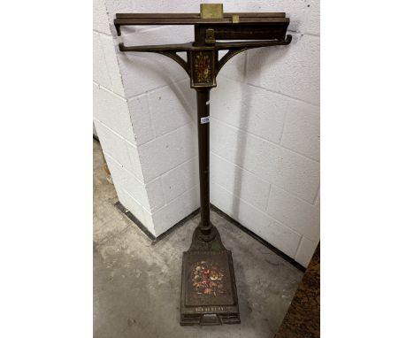 A set of vintage Avery weighing scales