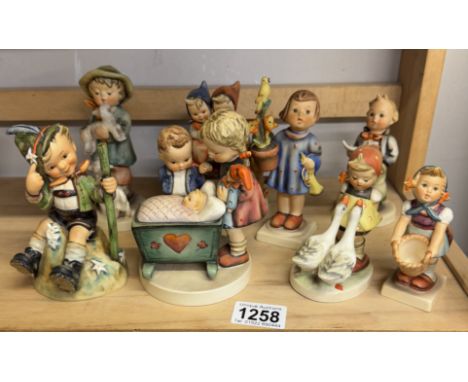 8 Hummel figurines including Blessed Event