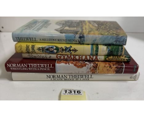 5 Norman Thelwell First Edition hardback books