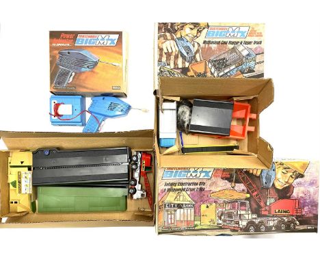 A mixed lot of 1970s Matchbox Big MX sets in original boxes, to include: - BM-A: Power Activator - BM-4: Mechanised Coal Hopp