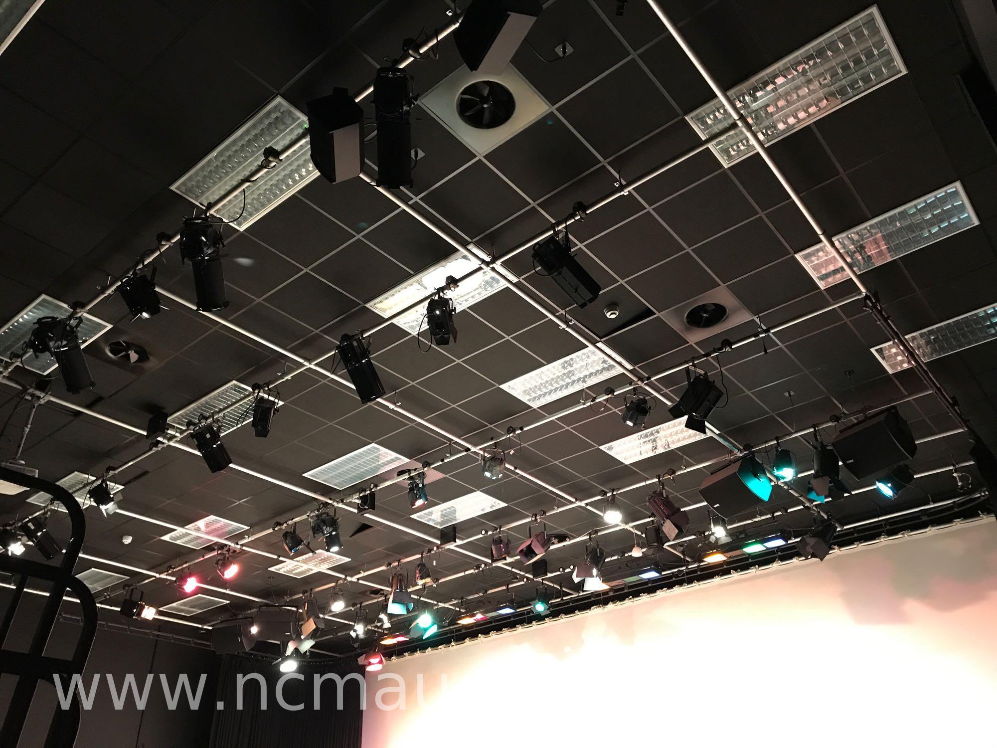Entire Lighting Rig Including Stage Lighting, Speakers and Projector