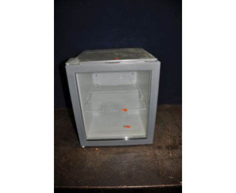 A HUSKY 'STELLA ARTOIS' GLASS FRONT MINI FRIDGE, width 45cm depth 47cm height 51cm (PAT pass and working at 0 degrees) and a 