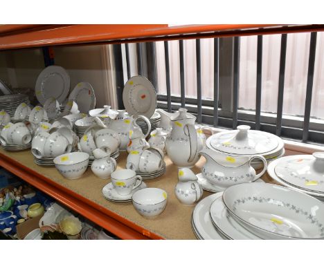 ROYAL DOULTON 'CADENCE' DINNER SERVICE, TC1007,comprising four round tureens, two are covered (one covered tureen has a repai