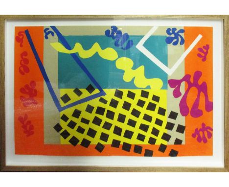 HENRI MATISSE 'The Codomas', 1947, lithograph from the jazz suite edition of 1500, published by Teriade Paris, 39cm x 59cm, f