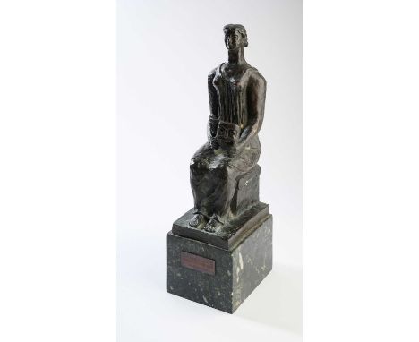 ⊕ EVENING STANDARD DRAMA AWARD FOR 'THE HOTEL IN AMSTERDAM'signed F. Dobson; inscribed on the brass plaque EVENING STANDARD /