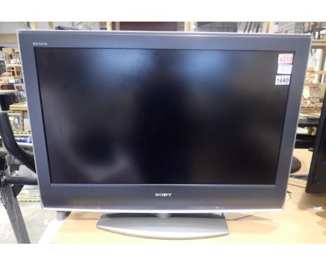 Sony Bravia 32 inch flat screen TV. Not available for in-house P&P, contact Paul O'Hea at Mailboxes on 01925 659133Condition 