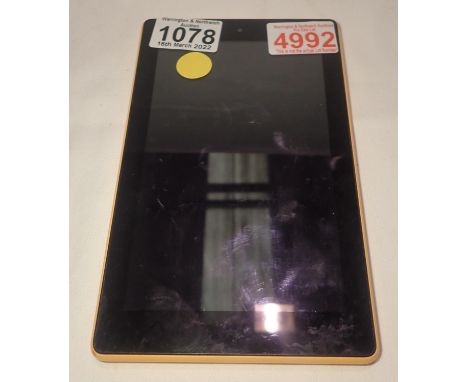Amazon branded 7.5 inch tablet. P&amp;P Group 1 (£14+VAT for the first lot and £1+VAT for subsequent lots) 