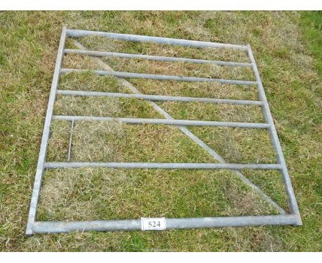 Galvanised gate, 48'' x 45'' high.