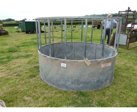 Ritchie 7' Cattle Ring Feeder (as new), 57" high x 2 m. diameter