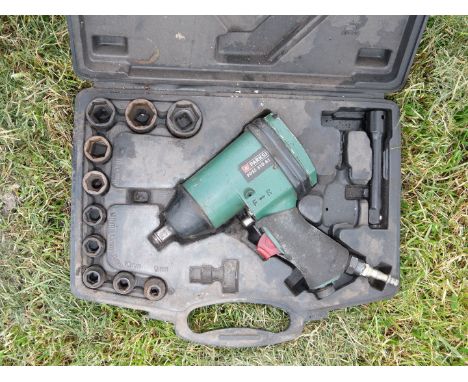 Parkside impact Wrench with sockets and extension bar.