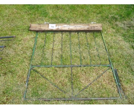 Gate and post, 43'' x 42'' high.