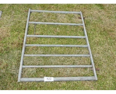 Galvanised gate, 45'' high x 36'' wide.