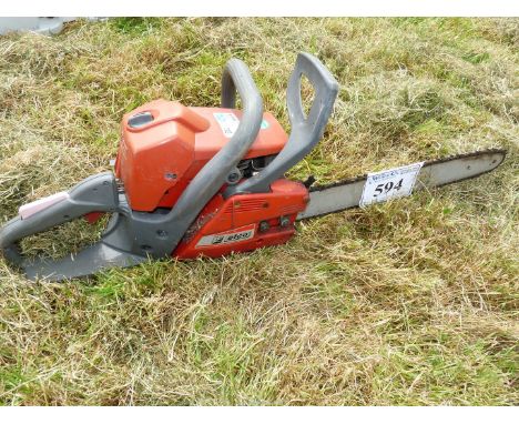Efco MT 4100S Chainsaw with chain brake, 16" cutter bar, good compression, no fuel.