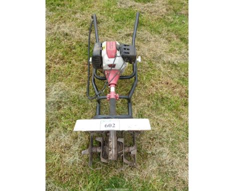 Eckman, model PTC1 two stroke petrol rotary Cultivator, good compression, no fuel.