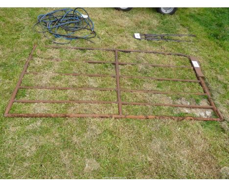 A 7' wide approx. Steel Gate.