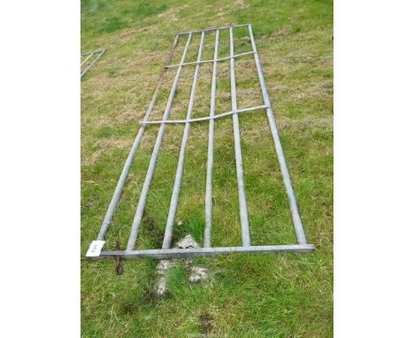 A heavy 12' approx. galvanised Steel Gate.