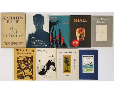 Irish Poetry: Sarah, In Passing by Eithne Strong SIGNED with a manuscript letter,1974; Without Frenzy by Sean Clarkin, 1975; 