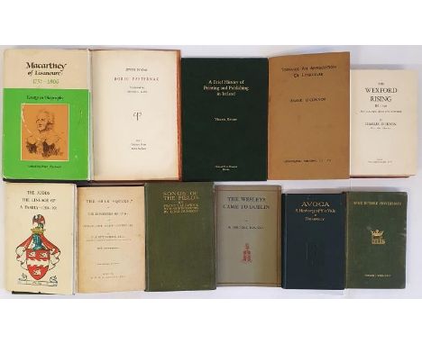 Irish Interest: The Judds-The Lineage of a Family 1280-1976; The Wesleys Came To Dublin by R Lee Cole, 1947; Avoca-A History 
